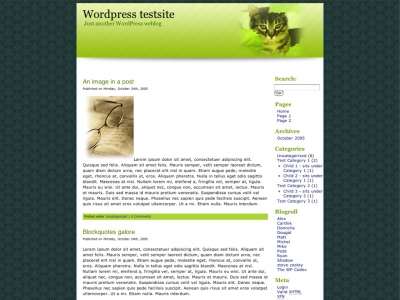 Green Apple Wordpress Theme