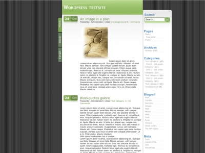 Green Apple Wordpress Theme